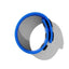 Boneyard Silicone Cock Strap 3-Snap Ring - Blue