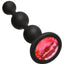 Booty Bling Jeweled Silicone Anal Beads - Pink