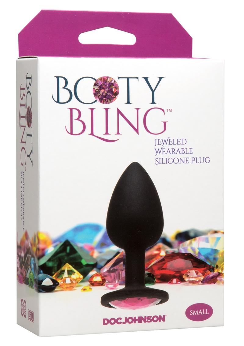 Booty Bling Jeweled Silicone Anal Plug