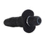 Booty Call Booty Buzz Silicone Vibrating Butt Plug - Black