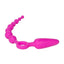 Booty Call Booty Double Dare Silicone Vibrating Butt Plug with Anal Beads