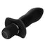 Booty Call Booty Rocket Silicone Vibrating Butt Plug - Black