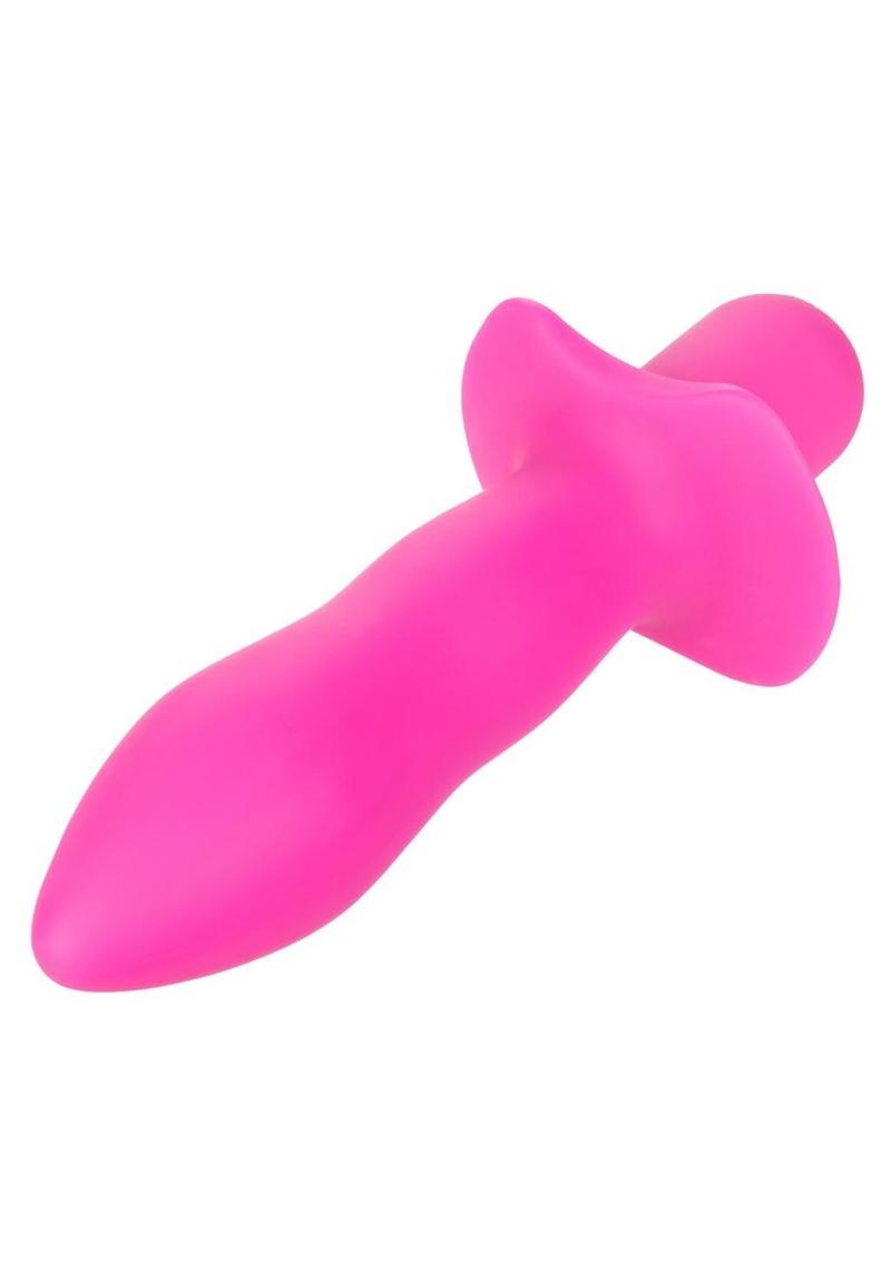 Booty Call Booty Rocket Silicone Vibrating Butt Plug - Pink