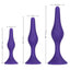 Booty Call Booty Trainer Starter Kit Silicone Anal Plugs 3 Assorted Sizes