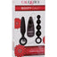 Booty Call Booty Vibro Kit Silicone Vibrating Butt Plug and Anal Beads - Black