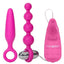 Booty Call Booty Vibro Kit Silicone Vibrating Butt Plug and Anal Beads