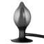 Booty Call Silicone Booty Pumper Butt Plug - Black - Small