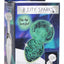 Booty Sparks Glow In The Dark Glass Anal Plug - Clear/Glow In The Dark - Medium