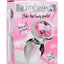 Booty Sparks Pink Gem Glass Anal Plug - Clear/Pink - Large