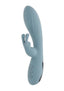 Boss Bunny Rechargeable Silicone Rabbit Vibrator - Blue