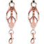 Bound Nipple Clamps C3 - Metal/Rose Gold