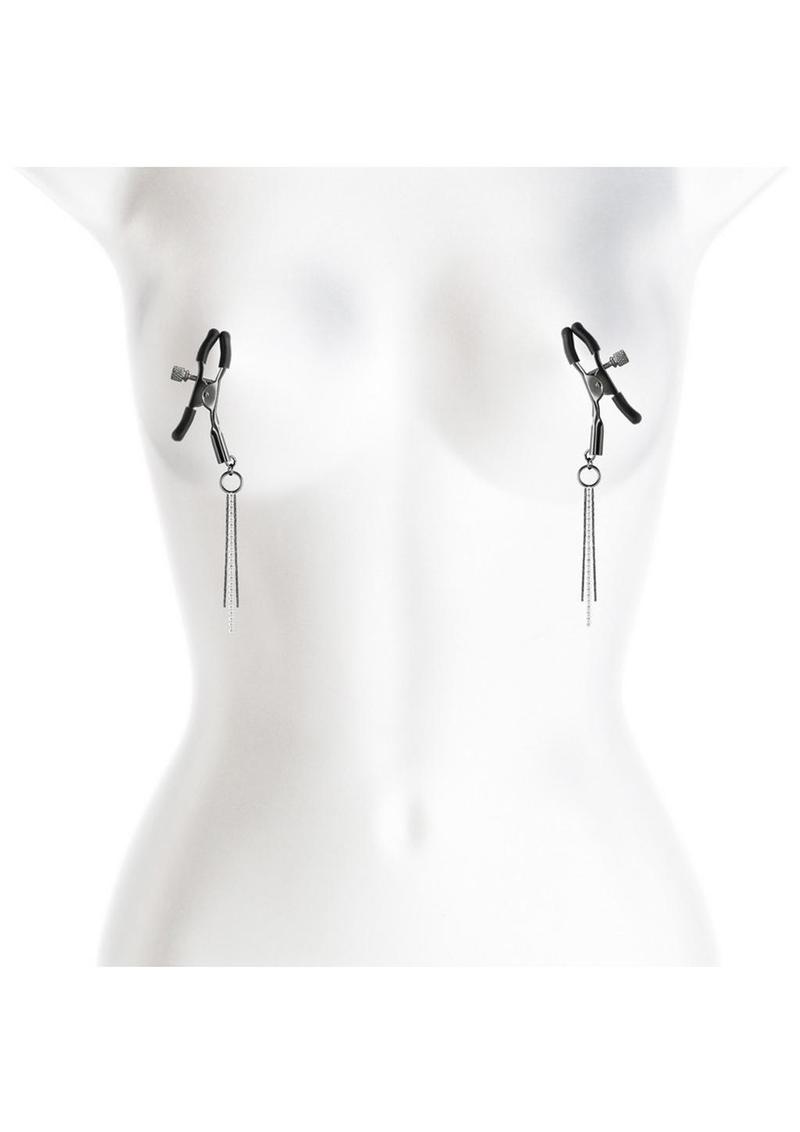 Bound Nipple Clamps D3 - Gray/Grey/Gun Metal/Metal