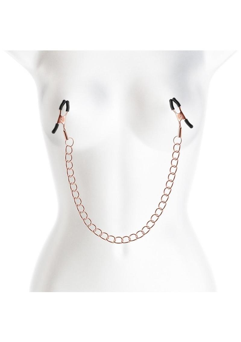 Bound Nipple Clamps Dc2 - Metal/Rose Gold