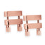 Bound Nipple Clamps V1 - Metal/Rose Gold