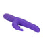 Bounding Bunny Dual Motor Silicone Vibrator Waterproof - Purple