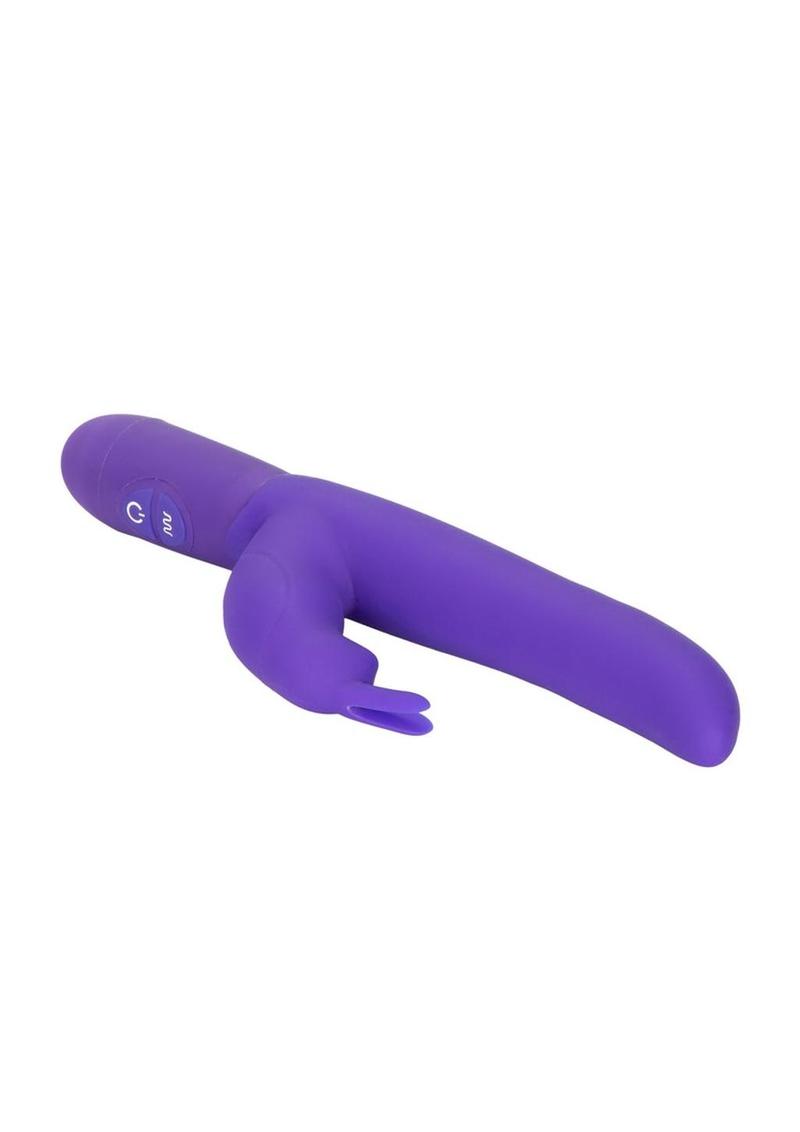 Bounding Bunny Dual Motor Silicone Vibrator Waterproof - Purple