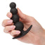 Boundless Beaded Silicone Anal Plug - Black