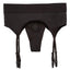 Boundless Thong with Garter Harness - Black - 3XLarge/XXLarge