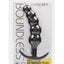Boundless Vibrating X5 Beaded Plug Rechargeable Silicone Anal Plug - Black