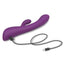 Bunny and Clyde Rechargeable Silicone Rabbit Vibrator - Purple/Purple Rain