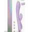 Bunny and Clyde Rechargeable Silicone Rabbit Vibrator - Purple/Viva Mauve