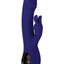 Bunny Buddy Rechargeable Silicone Dual Vibrator with Clitoral Stimulator - Purple