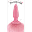 Bunny Tails Silicone Butt Plug - Pink