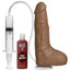 Bust It Squirting Dildo - Chocolate - 8.5in