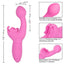 Butterfly Kiss Rechargeable Silicone Dual Vibrator - Pink