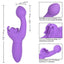 Butterfly Kiss Rechargeable Silicone Dual Vibrator - Purple