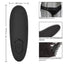 Calexotics Silicone Rechargeable Lace Panty Vibe with Remote Control (3 Pieces) - L/XL - Black