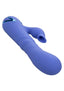 California Dreaming L.a. Love Rechargeable Silicone Vibrator with Clitoral Stimulator - Blue