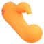 California Dreaming Montecito Muse Rechargeable Silicone Dual Vibrator - Orange