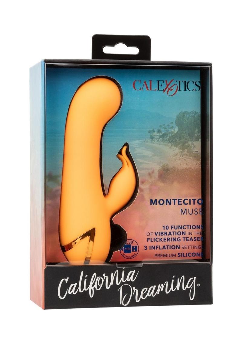 California Dreaming Montecito Muse Rechargeable Silicone Dual Vibrator