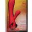 California Dreaming Palisades Passion Rechargeable Silicone Rabbit Vibrator - Red