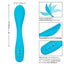 California Dreaming Palm Springs Pleaser Rechargeable Silicone Contoured Vibrator