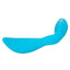 California Dreaming Palm Springs Pleaser Rechargeable Silicone Contoured Vibrator - Blue