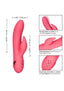 California Dreaming San Francisco Sweetheart Silicone USB Rechargeable Multifunction Vibrator Waterproof - Pink