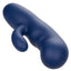 Cashmere Silk Duo Rechargeable Silicone Rabbit Vibrator - Blue