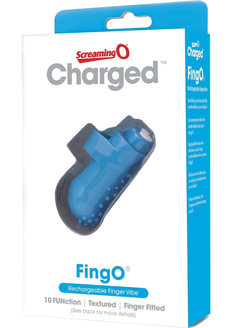 Charged Fing O Rechargeable Finger Mini Vibrator Waterproof