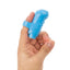 Charged Fing O Rechargeable Finger Mini Vibrator Waterproof - Blue