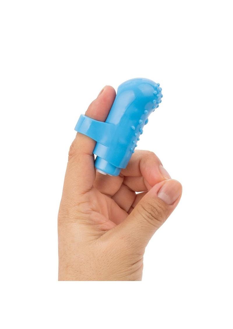 Charged Fing O Rechargeable Finger Mini Vibrator Waterproof - Blue