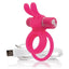 Charged Ohare Rechargeable Silicone Waterproof Rabbit Cock Ring
