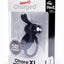 Charged Ohare XL Silicone USB Rechargeable Wearable Rabbit Vibrating Cock Ring - Black (Individual - Black - XLarge