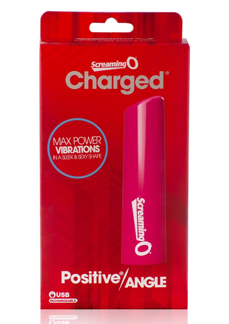 Charged Positive Angle USB Rechargeable Waterproof Multi Speed Vibrator