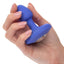 Cheeky Gems Rechargeable Silicone Vibrating Probe - Blue - Small