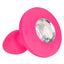 Cheeky Gems Rechargeable Silicone Vibrating Probe - Pink - Small