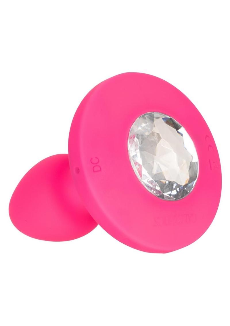 Cheeky Gems Rechargeable Silicone Vibrating Probe - Pink - Small