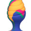 Cheeky Swirl Tie-Dye Silicone Plug