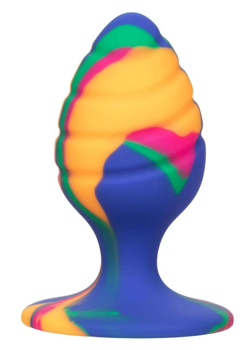 Cheeky Swirl Tie-Dye Silicone Plug